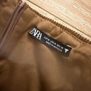 Zara Chestnut Brown Midi Skirt